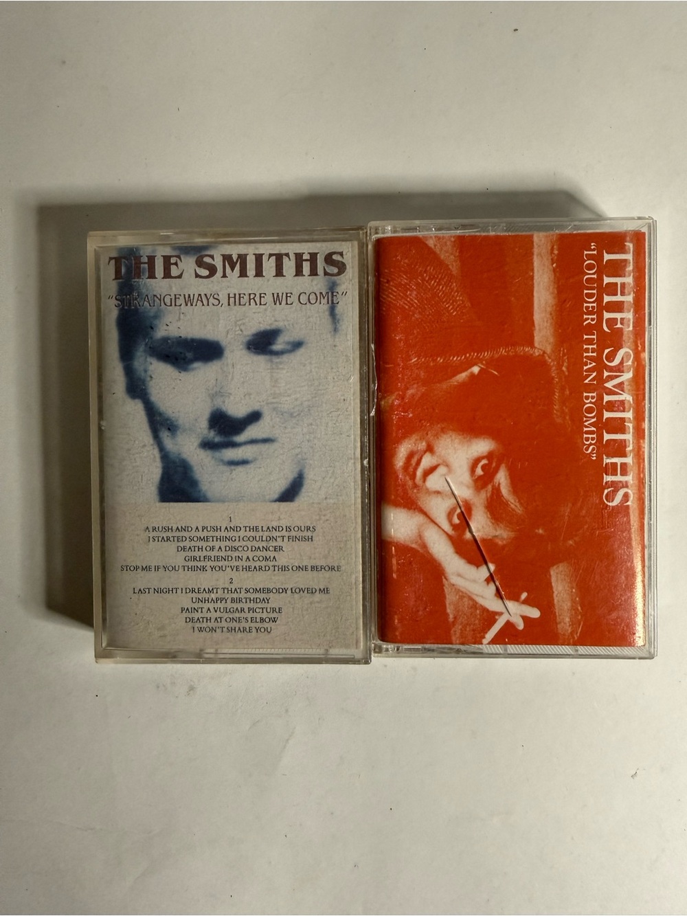 The Smiths Cassettes Lot Of 2 “Strangeways, Here We Come” & “Louder Than Bombs”